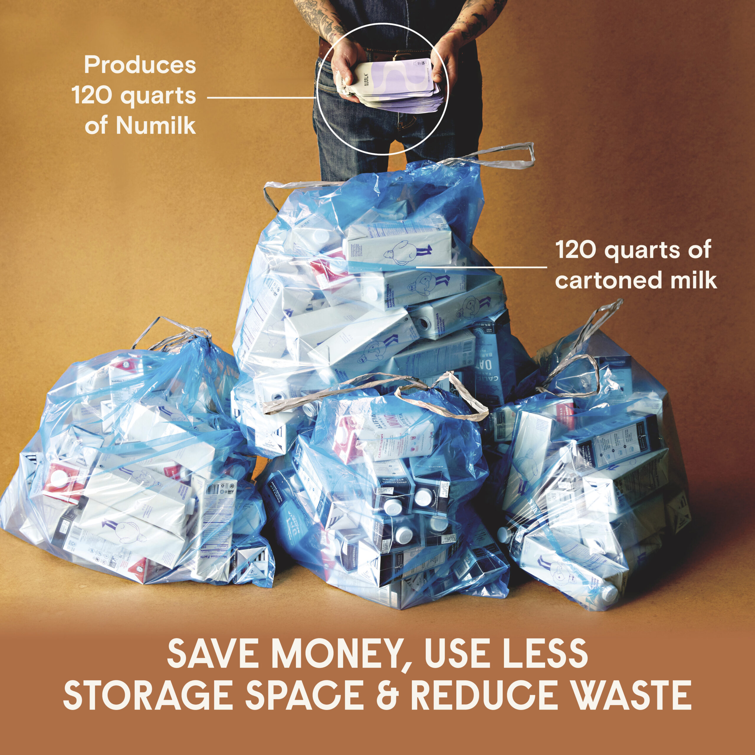 Save Money, Use Less Storage Space and Reduce Waste